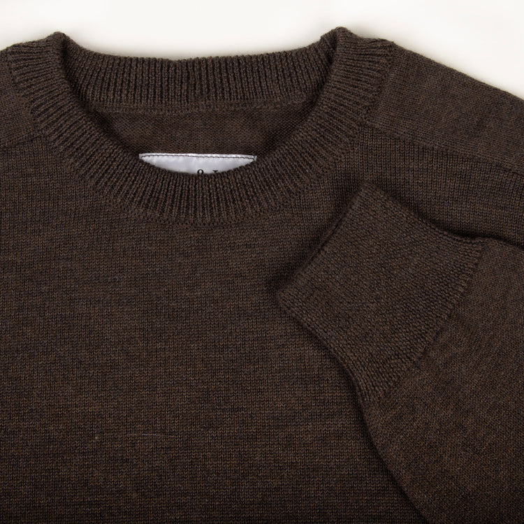 Pullover ULI, unisex, braun