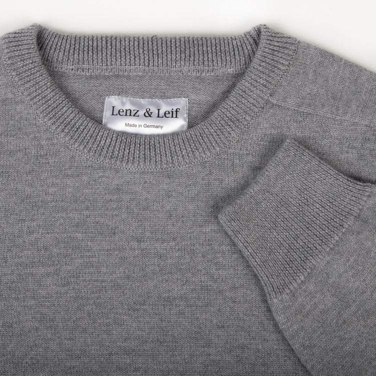 Pullover ULI, unisex, grau