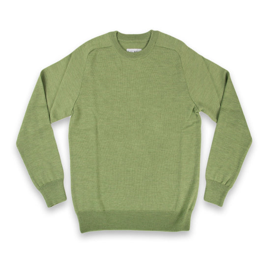 Pullover ULI, unisex, hellgrün meliert