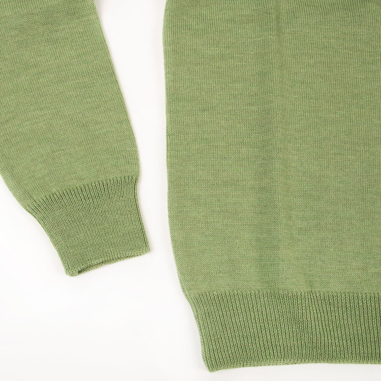 Pullover ULI, unisex, light green mottled
