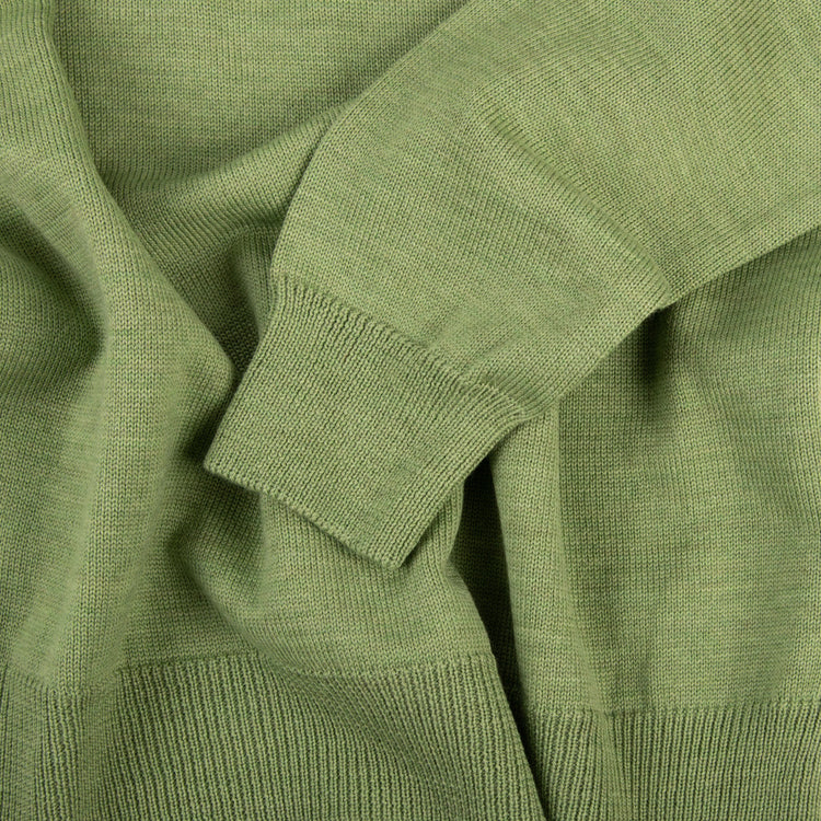 Pullover ULI, unisex, light green mottled
