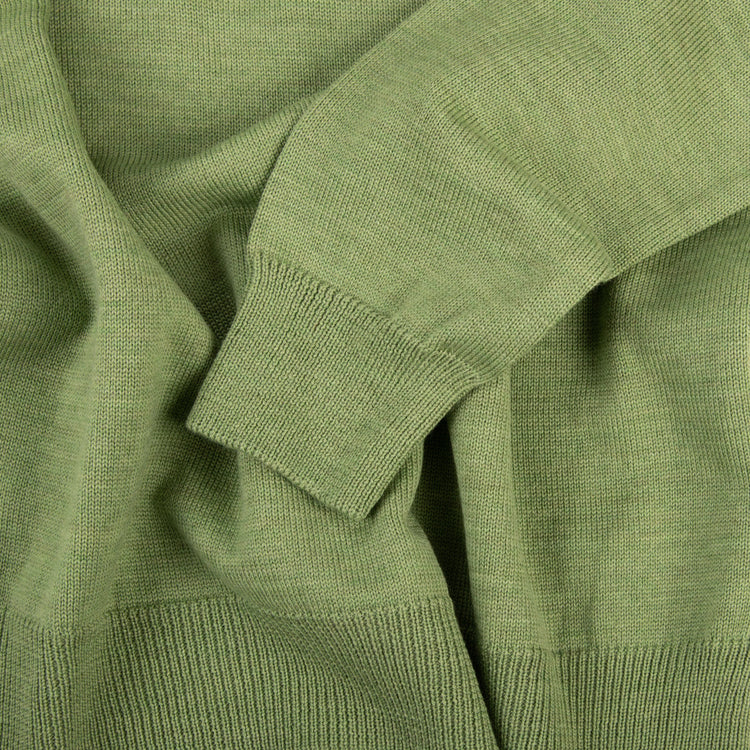 Pullover ULI, unisex, light green mottled