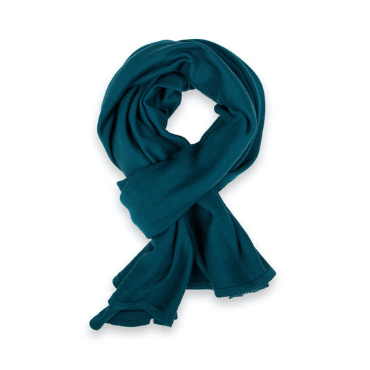 Schal unisex, 70x200cm, petrol