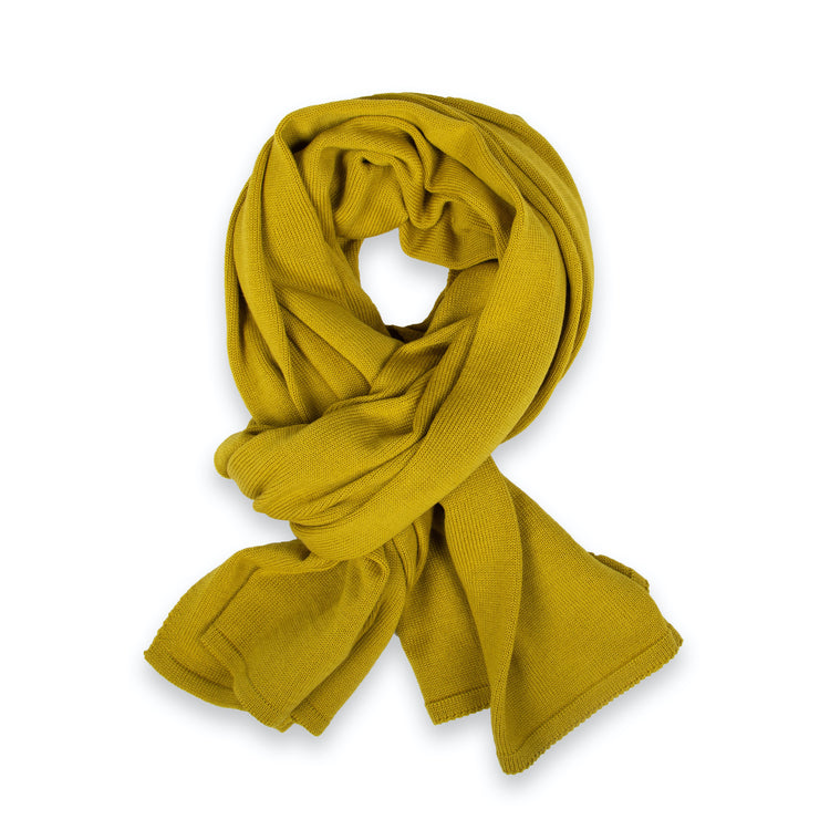 Schal unisex, 70x200cm, senf