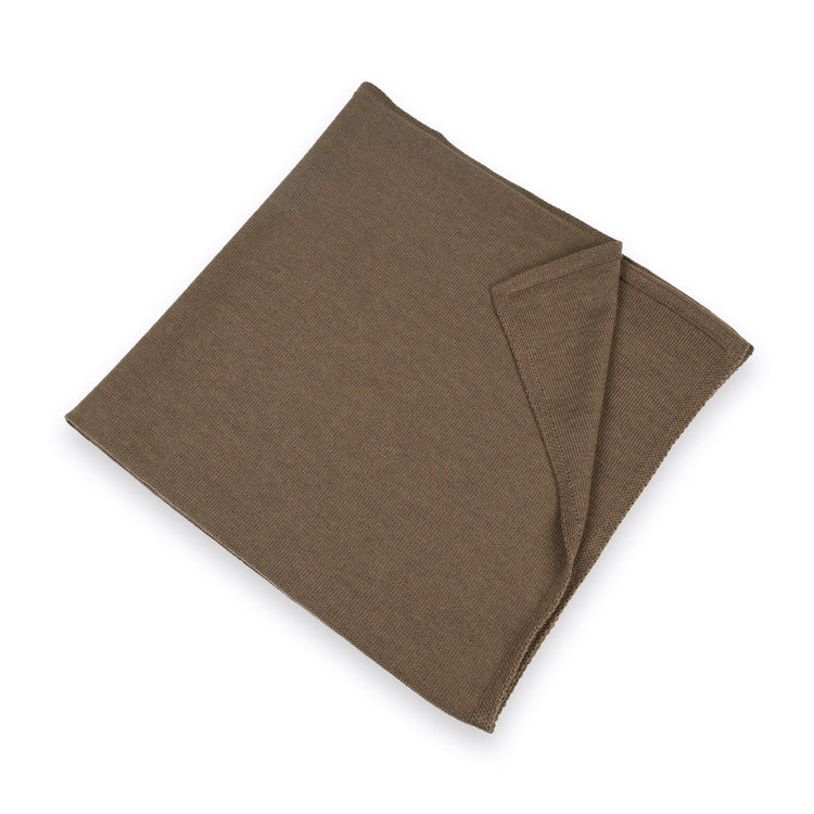 Baby/Kinderdecke 90x90cm Valerie, hellbraun