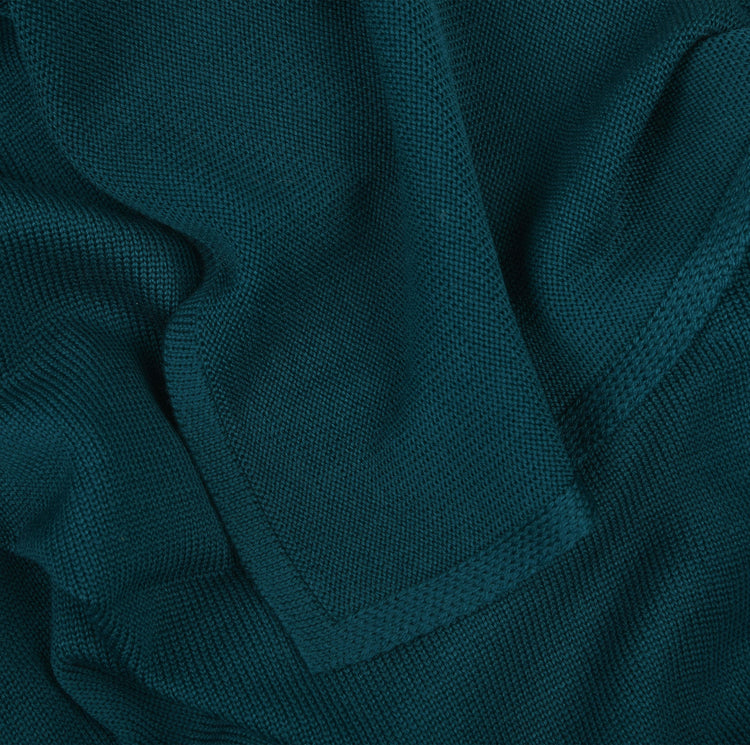 Baby/Kinderdecke 90x90cm Valerie, petrol