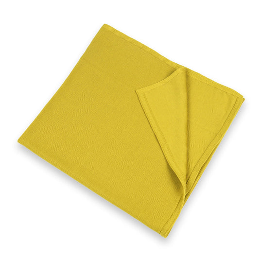 Baby / children's blanket 90x90cm Valerie, mustard