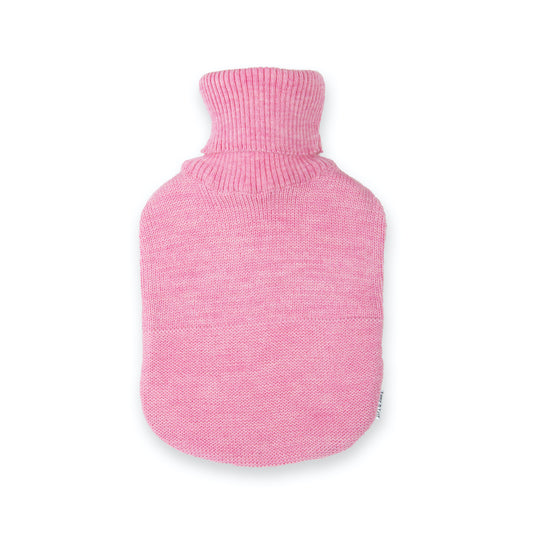 Baby / children's hot water bottle Valerie, mottled pink