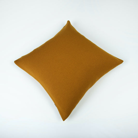 Kissenhülle 60x60cm uni, caramel