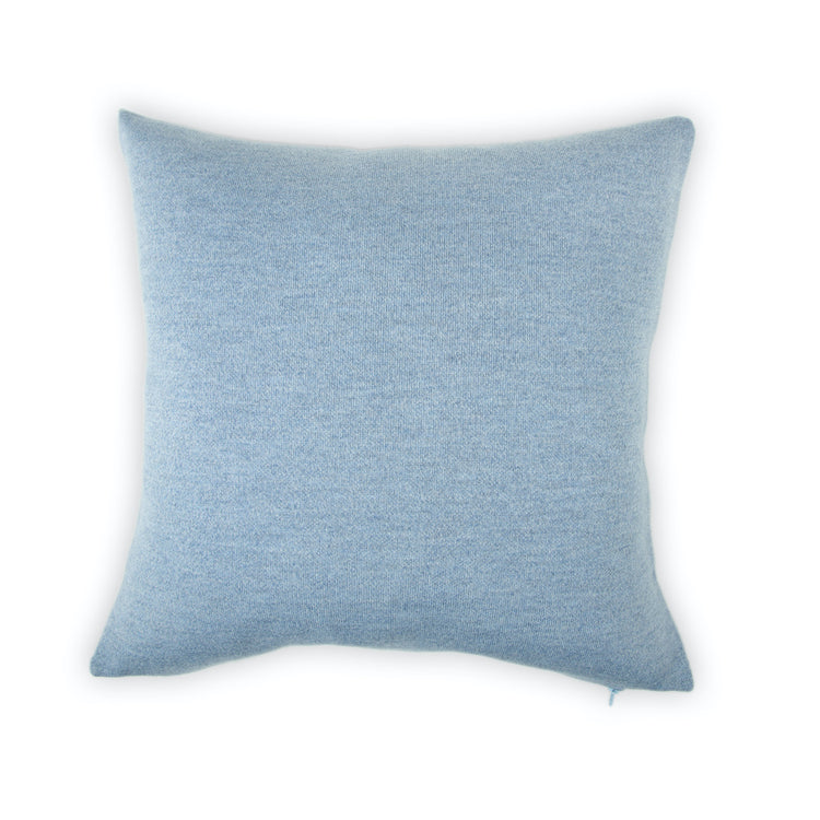Cushion cover 50x50cm uni, light blue mottled