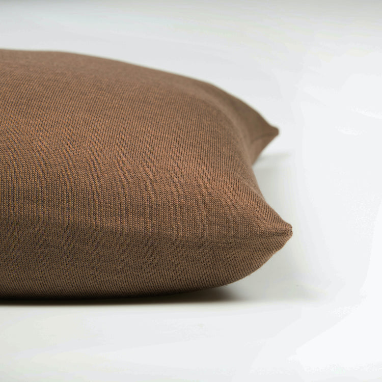 Kissenhülle 50x50cm uni, hellbraun