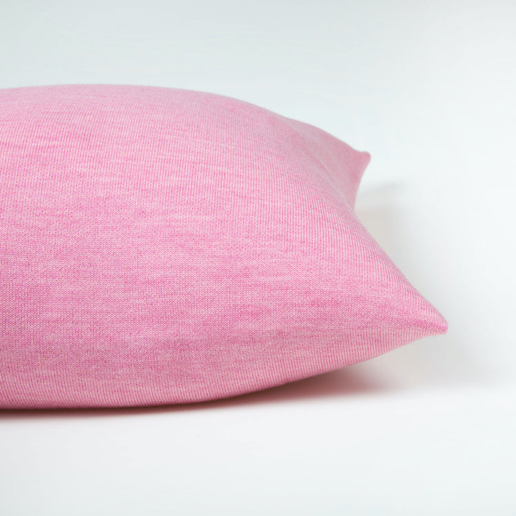 Kissenhülle 60x60cm uni, rosa meliert