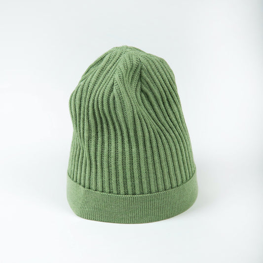 Mütze unisex, hellgrün meliert