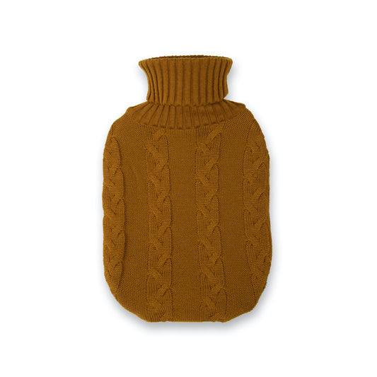 Wärmflasche Zopf, caramel