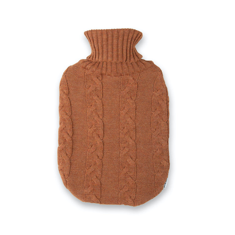 Wärmflasche Zopf, rost
