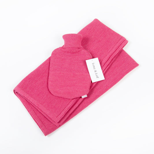 Baby/Kinderdecke 90x90cm Valerie, magenta