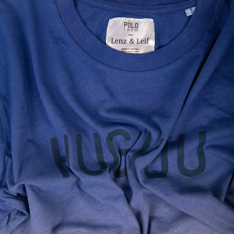 T-Shirt HUG YOU, blau