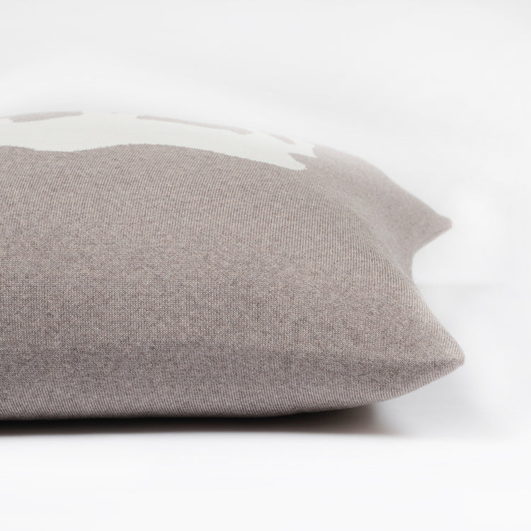Cushion cover 50x50cm Elk, beige / white