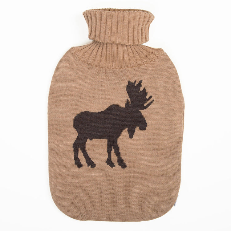Wärmflasche 2l Elk, camel - Lenz & Leif