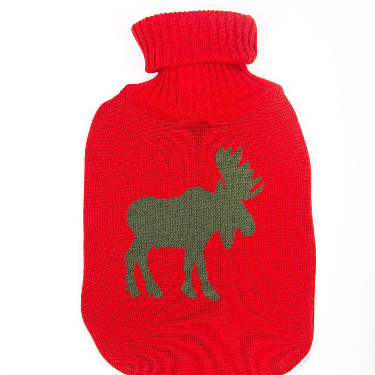Wärmflasche 2l Elk, rot - Lenz & Leif