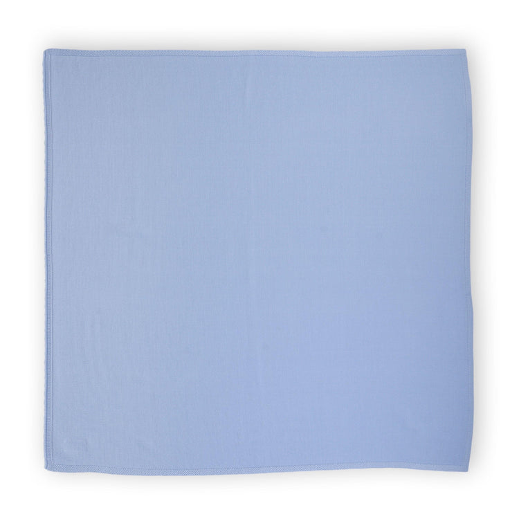 Baby / children's blanket 90x90cm Valerie light blue