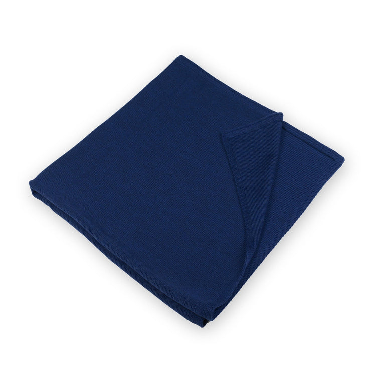Baby / child blanket 90x90cm Valerie dark blue