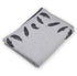 Decke 140x180cm Feather, grau/dunkelgrau - Lenz & Leif