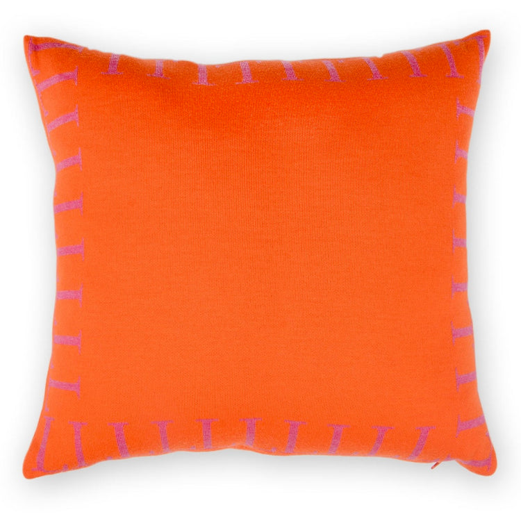 Cushion cover 50x50cm LLLL, orange / magenta