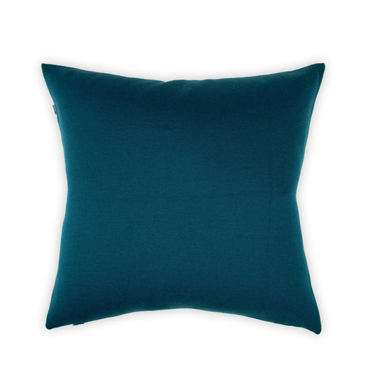 Cushion cover 50x50cm LL all over, petrol / dark gray