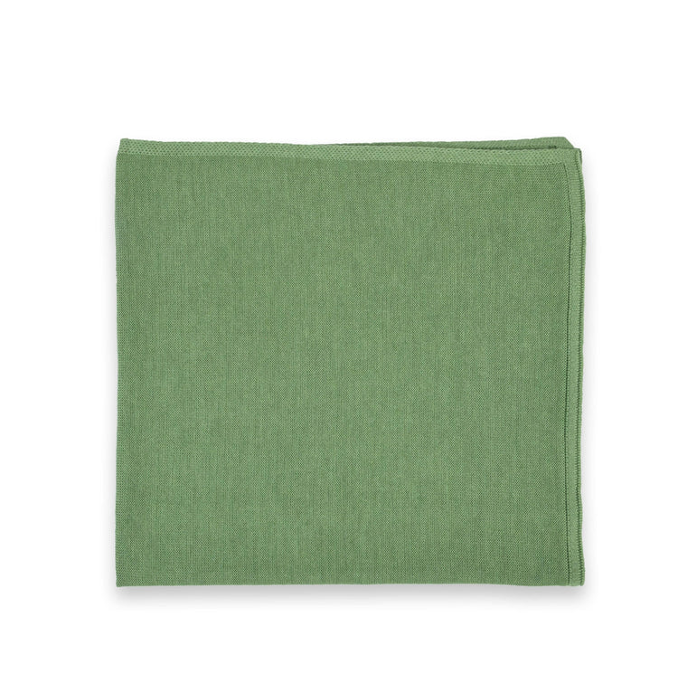 Baby / children's blanket 90x90cm Valerie, light green mottled