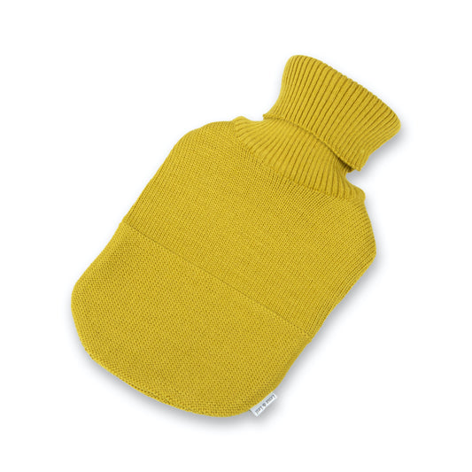 Baby / children's hot water bottle Valerie, mustard