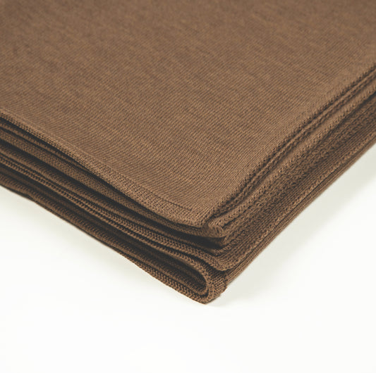 Blanket 140x180cm uni, light brown