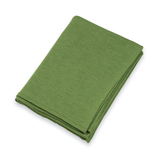 Blanket 140x180cm uni, light green mottled