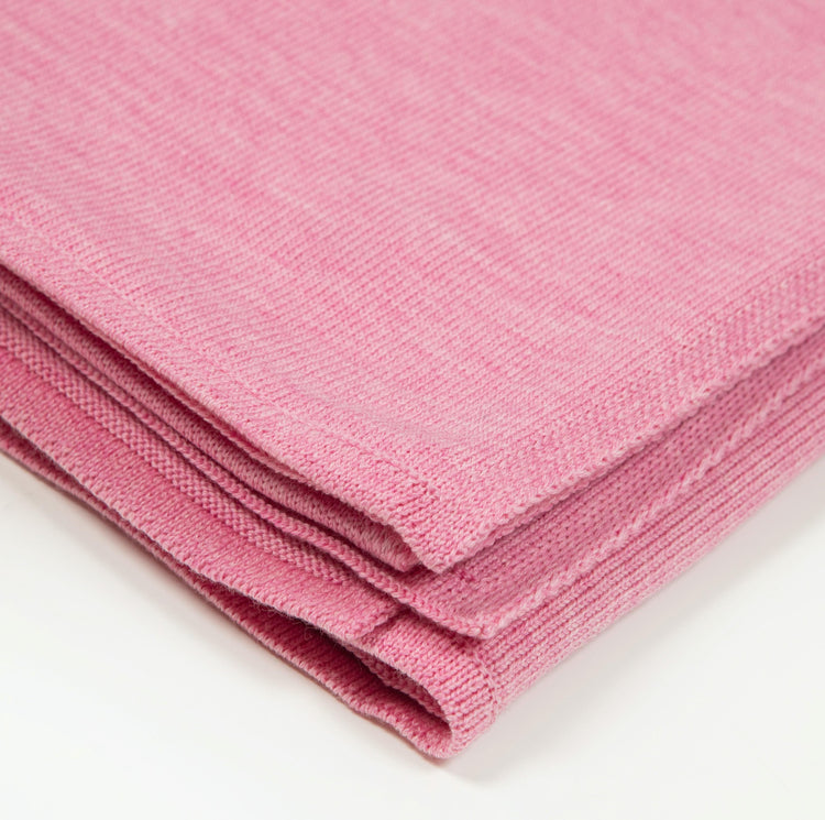 Baby / children's blanket 90x90cm Valerie, mottled pink