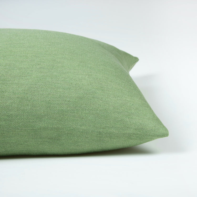 Cushion cover 60x60cm uni, light green mottled