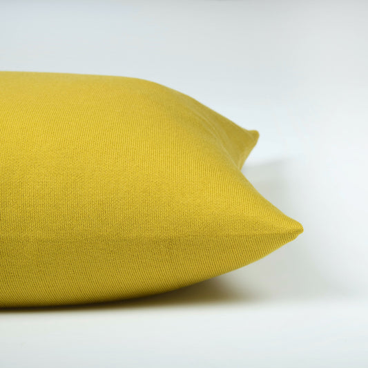 Cushion cover 60x60cm uni, mustard