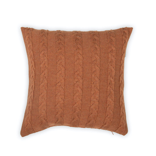 Cushion cover 40x40cm plait, rust