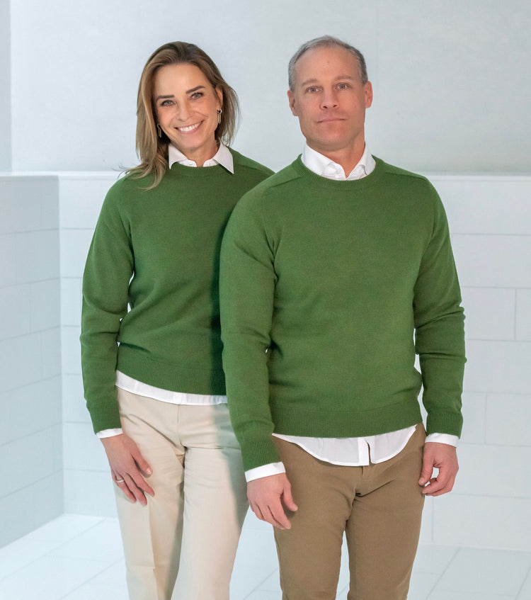 Pullover ULI, unisex, green
